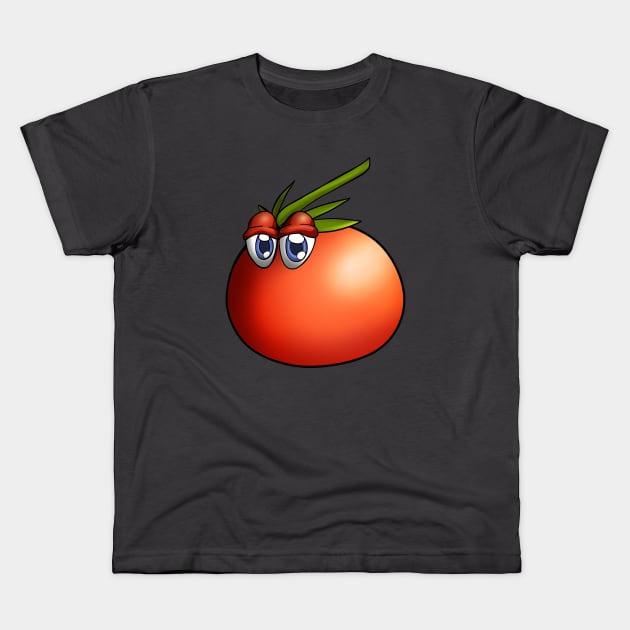 Funny Tomato Kids T-Shirt by Amused Artists